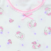 Sanrio Hello Kitty Kids Short-Sleeve Undershirt 2-Piece Set Includes Name Tag Inside