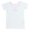 Sanrio Cinnamoroll Kids Short-Sleeve Undershirt 2-Piece Set. Comes with a Name Tag.