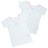 Sanrio Cinnamoroll Kids Short Sleeve Undergarments 2-Piece Set Cotton 100% Name Tag Included