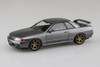  Aoshima RakuPla Snap Car Nissan R32 Skyline GT-R Custom Wheel (Gun Gray Metallic) Plastic Model 