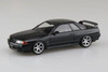  Aoshima RakuPla Snap Car Nissan R32 Skyline GT-R Custom Wheel (Black Pearl Metallic) Plastic Model 
