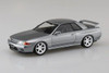  Aoshima RakuPla Snap Car Nissan R32 Skyline GT-R Custom Wheels (Spark Silver) Plastic Model 