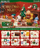  Re-ment Peanuts Snoopy's Christmas Night Complete BOX 8pcs 