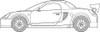  Fujimi 1/24 Inch Up Series No.334 Toyota MR-S (GT With Wing) Plastic Model 