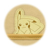  Pokemon Center Original Drawstring Bag Peeking Patch Pikachu 