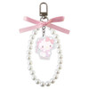  T's Factory Sanrio Ribbon Pearl Keychain Ballet Core / Hello Kitty 