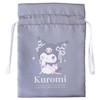 T's Factory Sanrio Satin Drawstring Bag Ballet Core Kuromi 