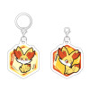Pokemon Center Original Acrylic Marker Charm Set Vol.3 Fennekin