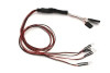 Kyosho 97054-4CR-B LED LightUnit(Φ5/4Bulbs/L=400/Clear&Red)