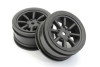 Kyosho FAH706BK 8-Spoke Watanabe Wheel (BlackMetallic/2pcs)