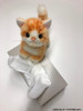  San-ei Graceful Revived Kitten Miya Gold Standing Plush Purely Made In Japan 