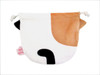  San-ei Nekodango Omachi Pouch Mikeneko Plush 
