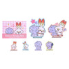  Pokemon Center Original Sticker Set PokePeace Espurr & Scorbunny 