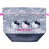 Sanrio Hello Kitty Drawstring Bag Set (Monotone Animal) Polyester 071650 