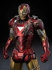  threezero Marvel Studios: The Infinity Saga DLX Iron Man Mark 6 (Battle Damaged) Figure 