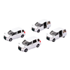 Tomytec The Car Collection Basic Set Select JPN Taxi White 4 Cars Set (N scale)