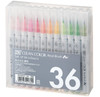 Kuretake Color Brush Pen Zig Clean Color Real Brush 36 Colors RB-6000AT/36V