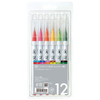 Kuretake Color Pen Brush Pen ZIG Clean Color Real Brush 12 Colors RB-6000AT/12VA