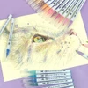 Kuretake Color Pen Brush Pen ZIG Clean Color Real Brush 12 Colors RB-6000AT/12VA