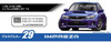 Aoshima 52358 The Model Car 29 Subaru GRB Impreza WRX STI '10 1/24 scale kit