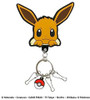 SK JAPAN Pokemon Rubber Clip Key Chain Eevee