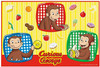 Skater Curious George Leisure Sheet (S)