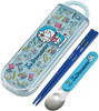 Skater Doraemon Dishwasher Compatible Chopsticks Spoon Set