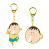 T's Factory Crayon Shin Chan Runny Nose Swirl Key Holder Face