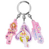  HASEPRO Aikatsu PriPara Triple Acrylic Key Holder Akari And Laala A 