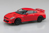  Aoshima RakuPla Snap Kit Nissan R35 GT-R 2024 Custom Red Wheels Plastic Model 
