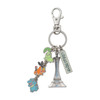 Pokemon Center Original Metal Keychain Prism Tower And Chikorita Tepig Totodile