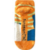 Pokemon Center Original Fluffy Socks Snorlax Striped Ladies (23-25 Cm)