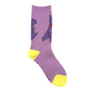 Pokemon Center Original Pokkapoka Room Socks Gengar PU Ladies (23-25 cm)