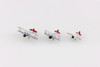  Aoshima 1/700 Waterline No. 557 JMSDF Type 96 Japanese Navy Carrier-Based Aircraft Set Plastic Model 
