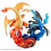 Megahouse MegaHouse G.E.M.EX Series Pokemon Mega Charizard X & Mega Charizard Y Figure 