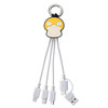  Pokemon Center Original 3in2 Multi Charging Cable Psyduck 