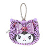  Sanrio Kuromi Face Shaped Pouch Gal Neko 283720 