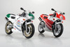 Aoshima SKYNET 1/12 Honda NSR250R SP '89 Ross White Tera Silver November Silver Finished Motorcycle Model