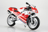 Aoshima SKYNET 1/12 Honda NSR250R 1989 Ross White Fighting Red Finished Motorcycle Model