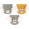 T's Factory Tom And Jerry Plush Drawstring Pouch Japan Railways