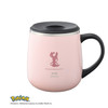 Pokemon Center Original BRUNO Eevee Friends Short Stainless Mug With Lid Pink Sylveon