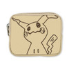 Pokemon Center Original Slim Mini Pouch With Carabiner Color Logo Mimikyu