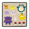  Pokemon Center Original Chenille Towel Handkerchief Blue Pokemon 