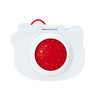  Sanrio Compact Hair Brush With Mirror I Love Hello Kitty Red 