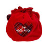  Sanrio Face Shaped Drawstring Bag I Love Hello Kitty Candy Red 
