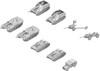 Pit-Road 1/700 WWII German Military Vehicle Set 2 Plastic Model (Rerelease) 