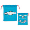 Oekaki San Sanrio C Drawstring Pouch No Gusset Cinnamoroll Blue