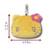  Hatakeyama Shoji Sanrio Face Reel Pass Case Gal Three Kitty Brown 