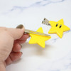  Sun Art Super Mario Hair Clip Second Installment Super Star Yellow 