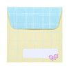  Sanrio Other Multipurpose Mini Message Card Checked Pattern With Flowers 657034 